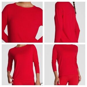 Spanx Long sleeve Red Shirt